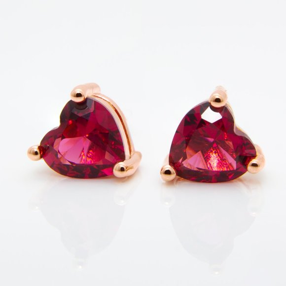 Ruby Necklace and Earrings Set - Picture 4 of 6